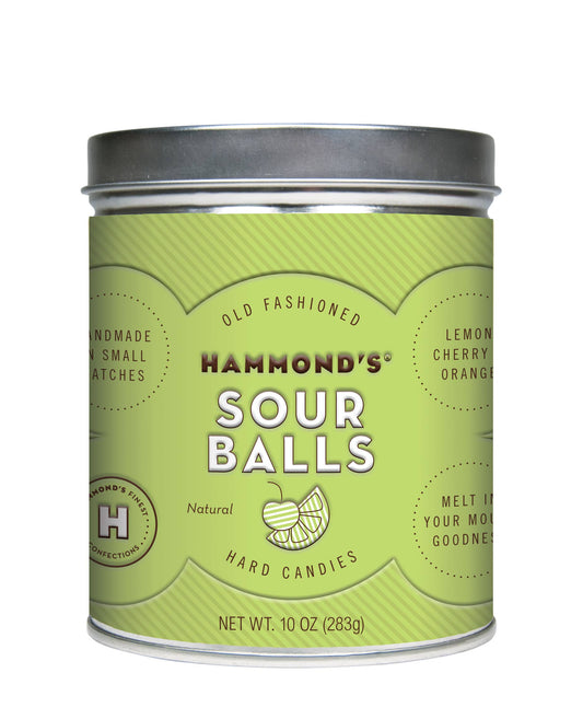 Sour Balls Drops Tin 10oz