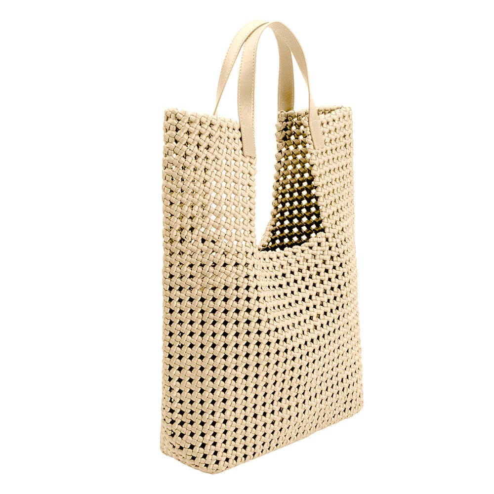 Rihanna Cream Extra Large Yellow Tote Bag