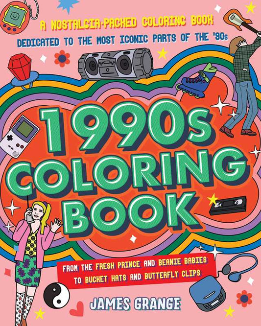 1990s Coloring Book by James Grange: Paperback; 60 pages / English