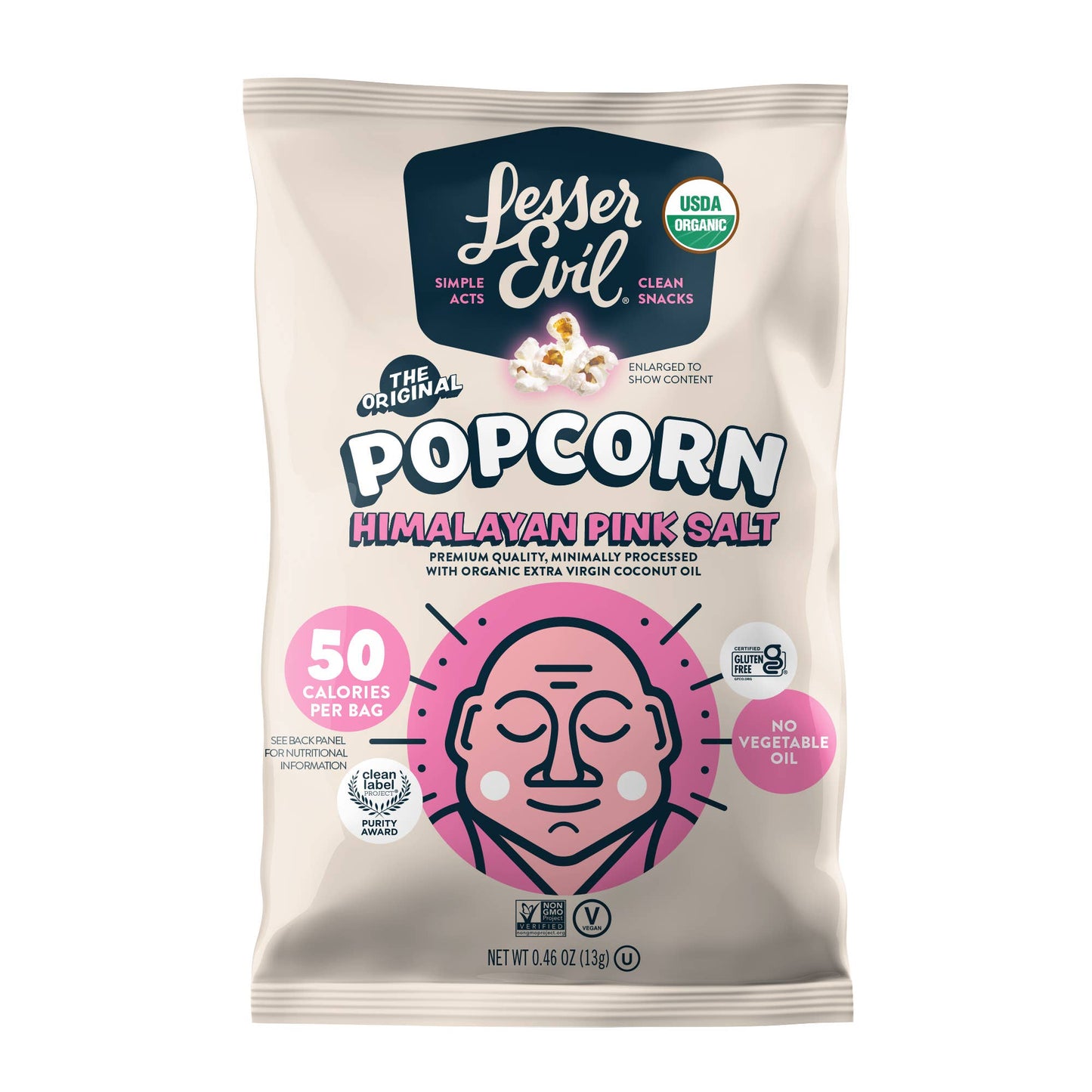 Organic Popcorn, Himalayan Pink .46 oz