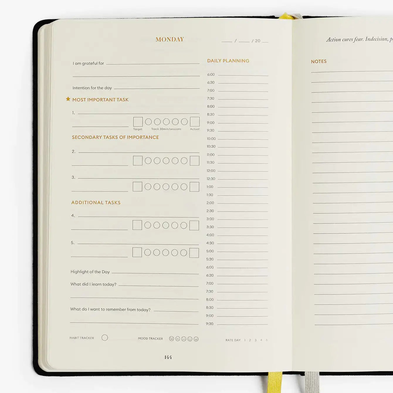 Productivity Planner Black