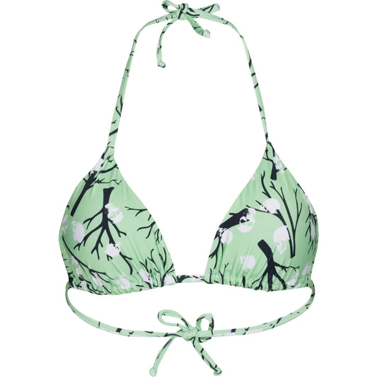 Dead Oak Mint & White String Bikini Top