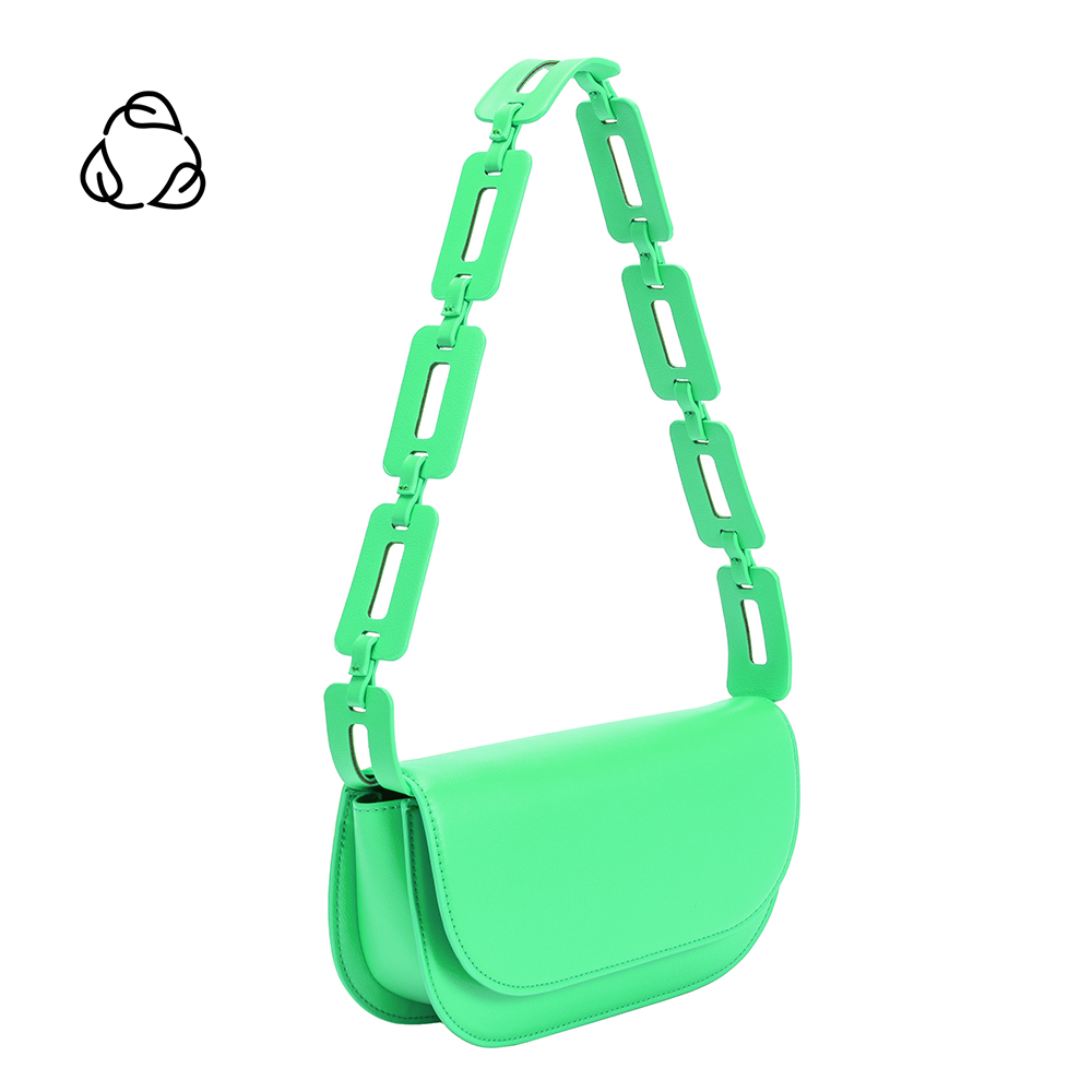 Inez Neon Green Small Crossbody Bag