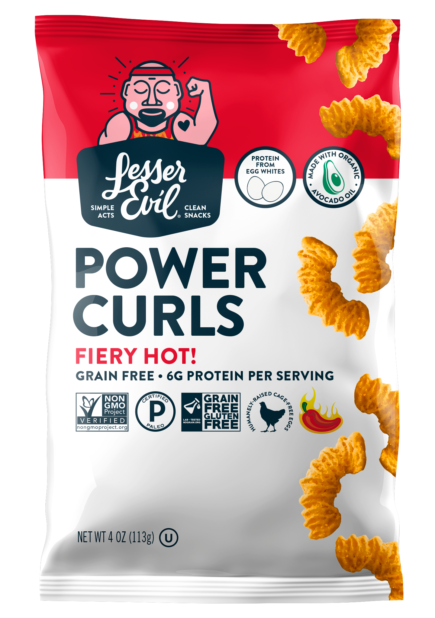 Power Curls, Fiery Hot 4 oz