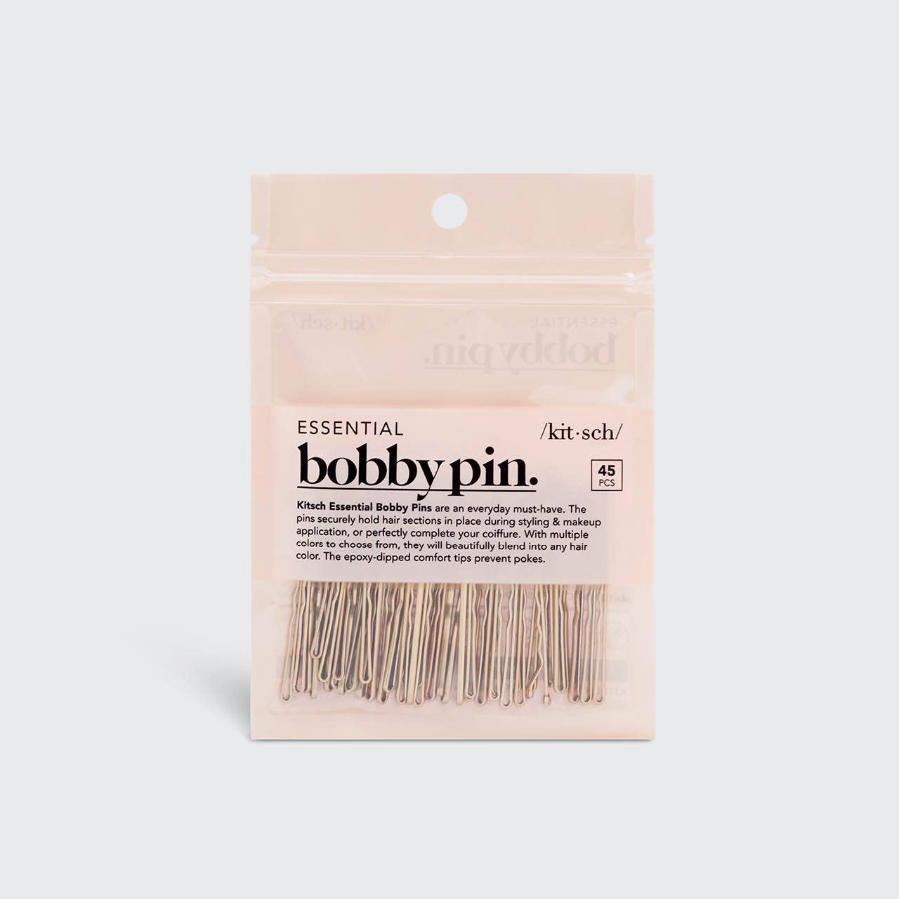 Essential Bobby Pins 45pc - Blonde