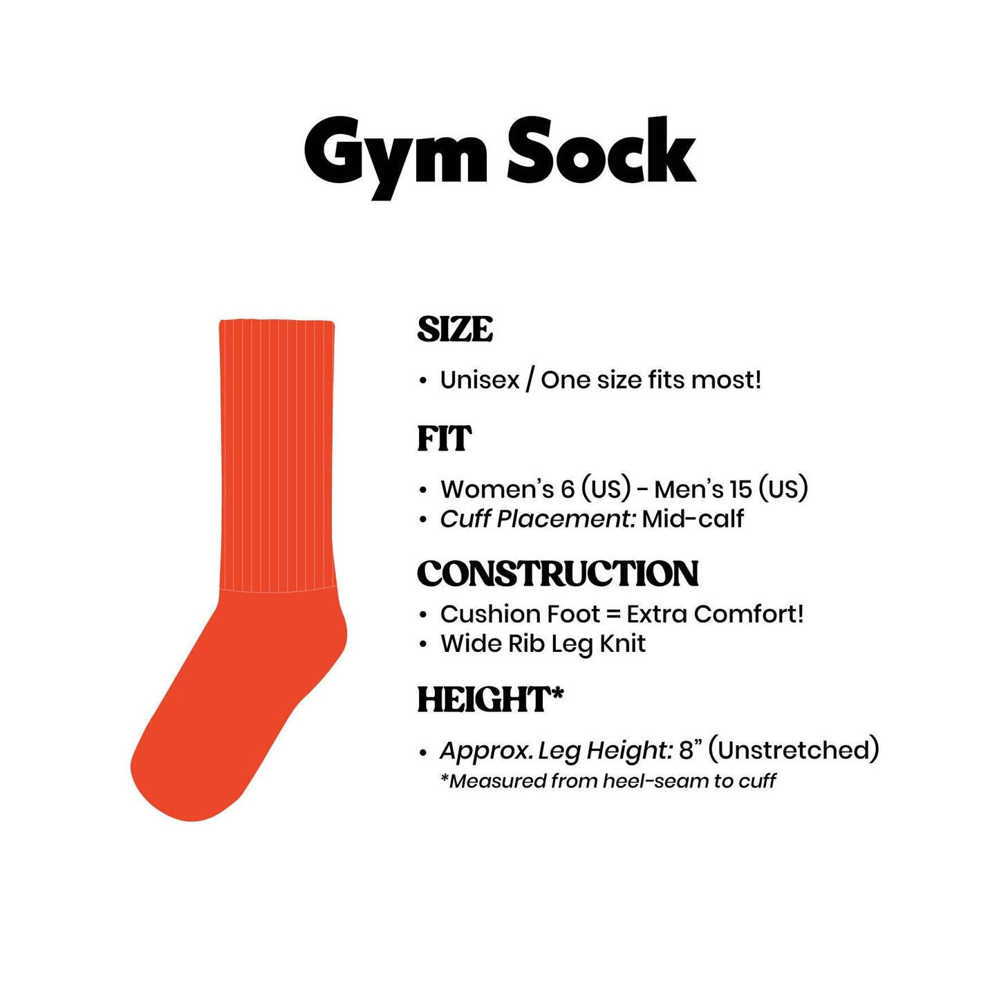 I ❤️ Pilates Gym Crew Socks