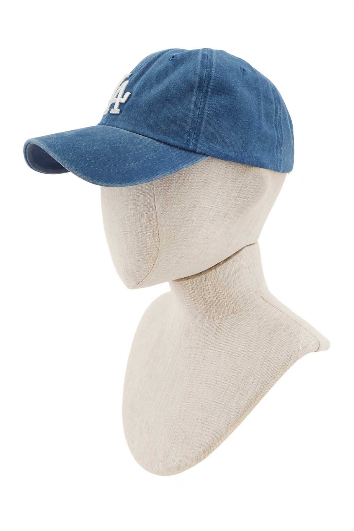 LA Embroidery Baseball Cap LT.Denim