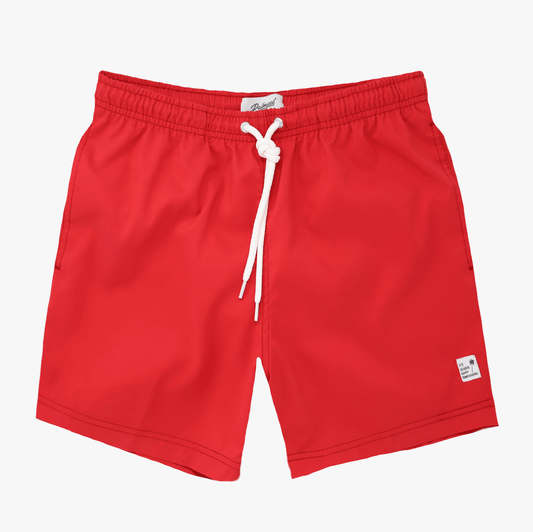 Cherry Swim Short: Red / M (30-31)