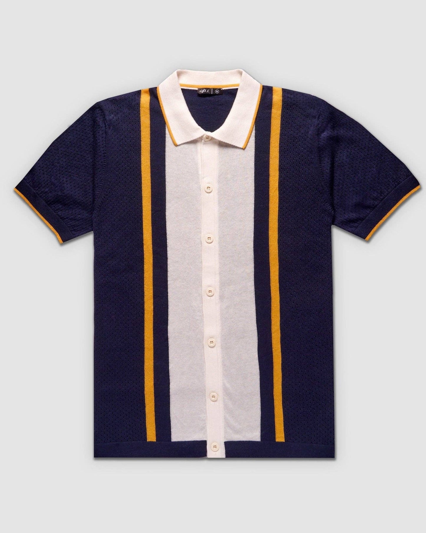The Varsity Knit Short Sleeve Shirt - Navy