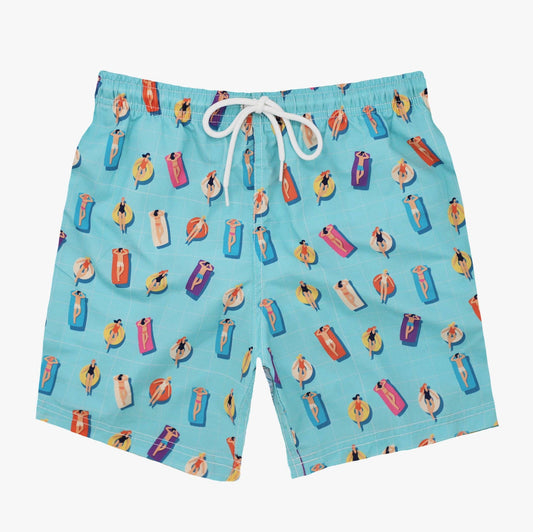 Salvavidas Swim Short: Multi-Colored / M (30-31)