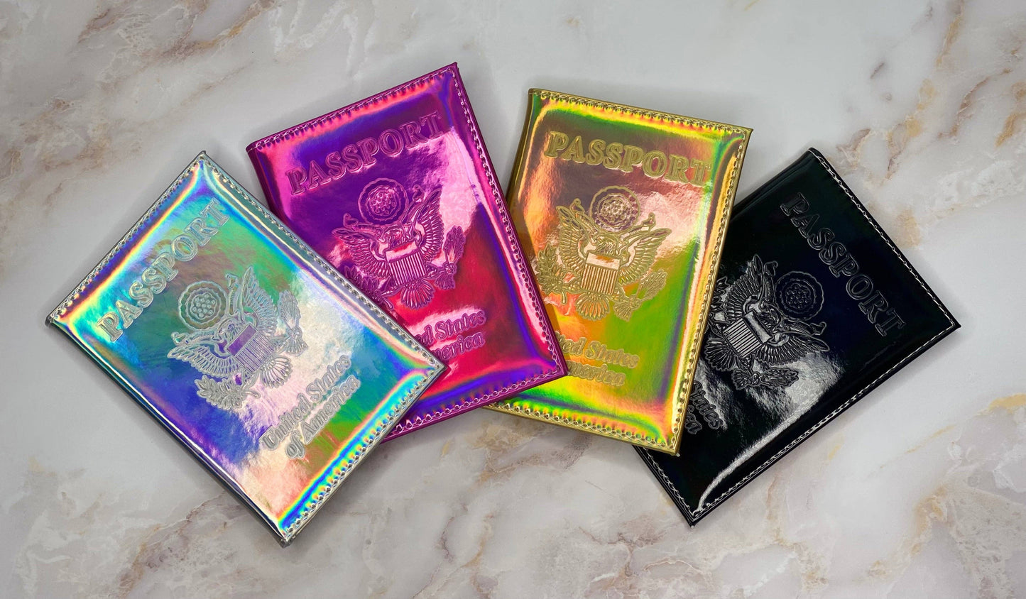 Holographic Passport Covers